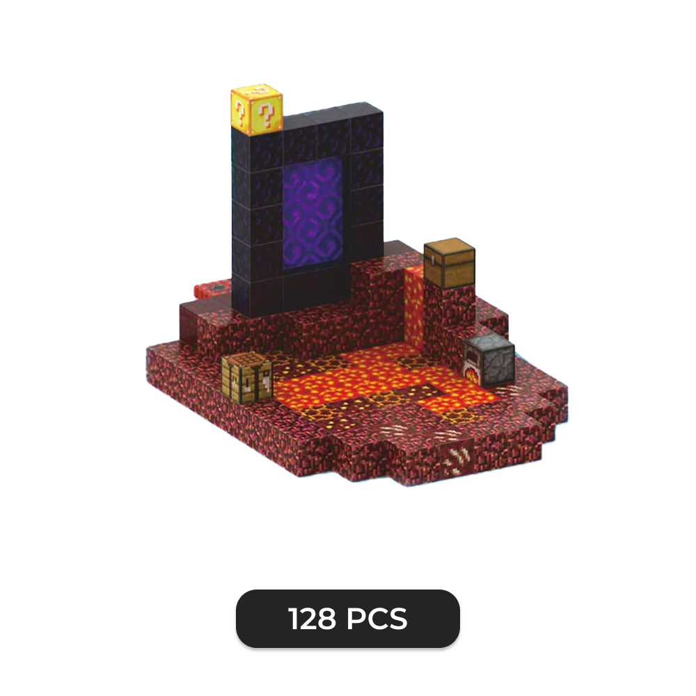 3D Minecraft Portal to Hell